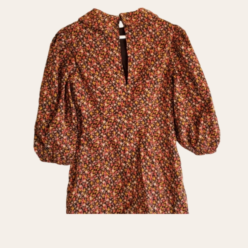 FREE PEOPLE Sz 0๐คฉ70's style mini dress - Picture 2 of 5